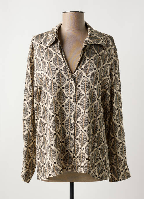 Chemisier beige LAUREN VIDAL pour femme