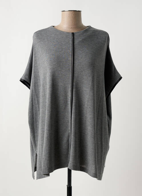 Pull tunique gris LOTUS EATERS pour femme
