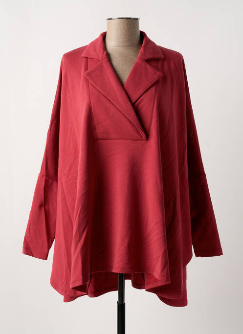 Tunique manches longues rouge MES SOEURS ET MOI pour femme