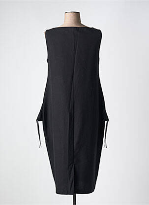 Robe mi-longue sans manche sans manche noir KOKOMARINA femme