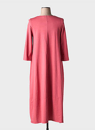 Robe mi-longue manches 3/4 manches 3/4 rouge MES SOEURS ET MOI femme