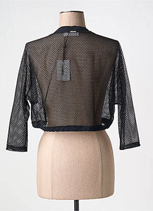 Boléro légère et transparente noir MC PLANET femme