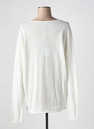 Pull coupe cintrée manches longues beige SARAH PACINI femme