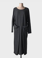 Robe longue gris K-DESIGN pour femme seconde vue