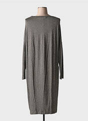 Robe mi-longue gris OSKA pour femme seconde vue