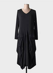 Robe mi-longue noir K-DESIGN pour femme seconde vue