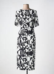 Robe mi-longue noir MALOKA pour femme seconde vue