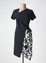 Robe mi-longue noir MALOKA pour femme seconde vue