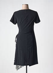 Robe mi-longue noir MALOKA pour femme seconde vue