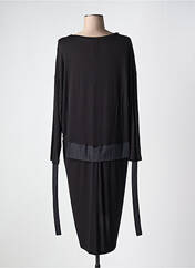 Robe mi-longue noir NIJII pour femme seconde vue