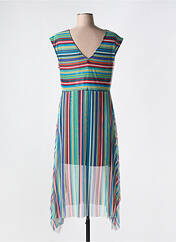 Robe mi-longue vert MALOKA pour femme seconde vue