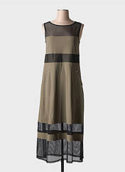 Robe mi-longue vert MC PLANET pour femme seconde vue