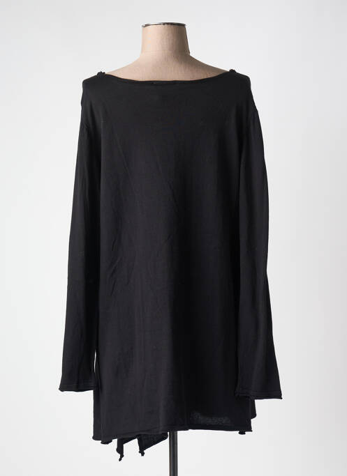 Pull tunique noir LUUKAA pour femme