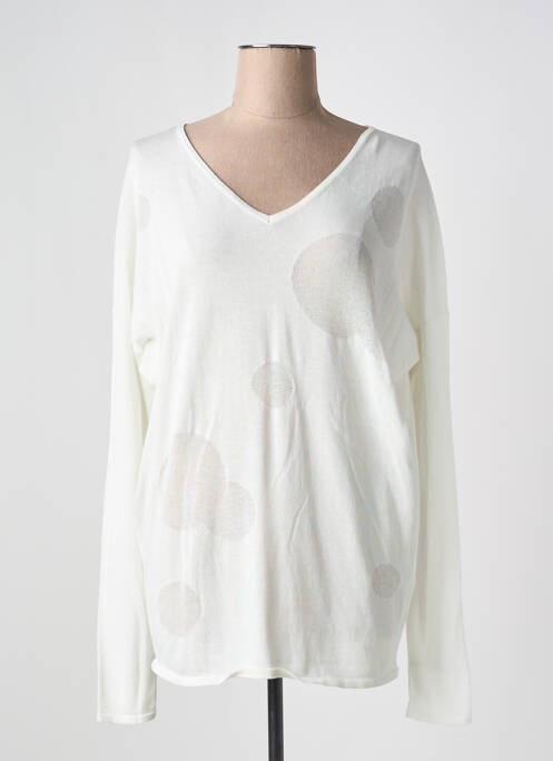 Pull beige SARAH PACINI pour femme