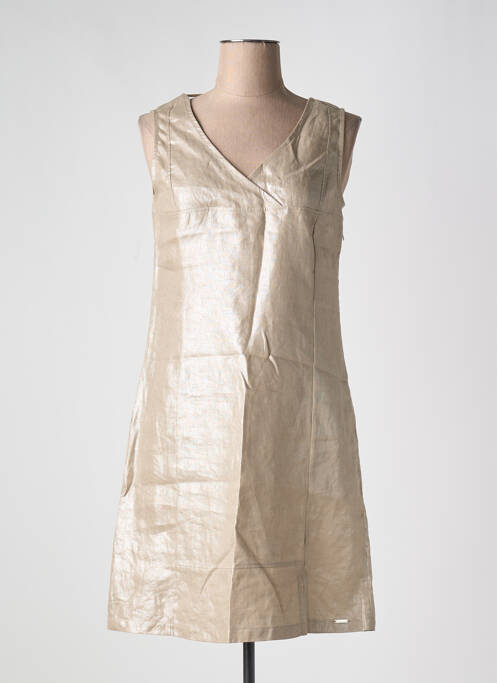 Robe courte beige MALOKA pour femme