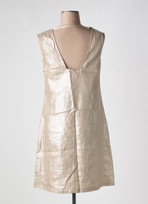 Robe courte beige MALOKA pour femme