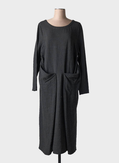 Robe longue gris K-DESIGN pour femme