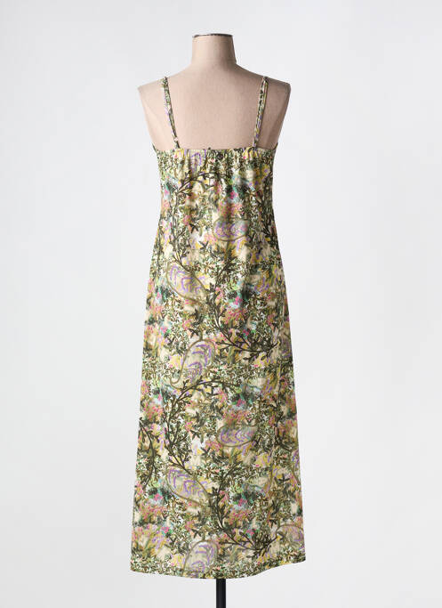 Robe longue vert MALOKA pour femme