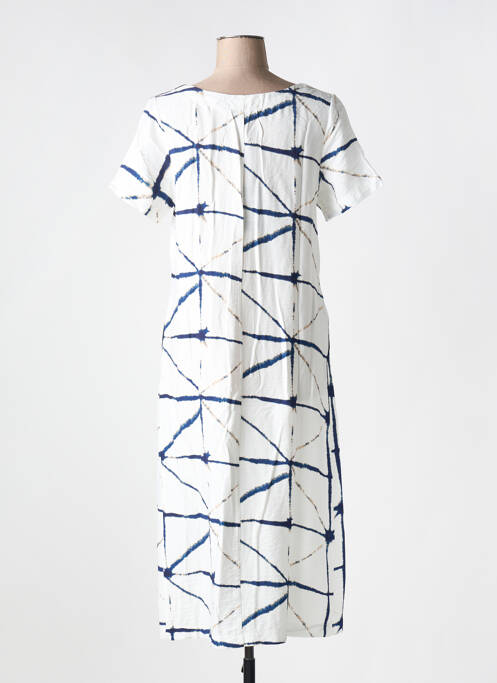 Robe mi-longue bleu KOKOMARINA pour femme