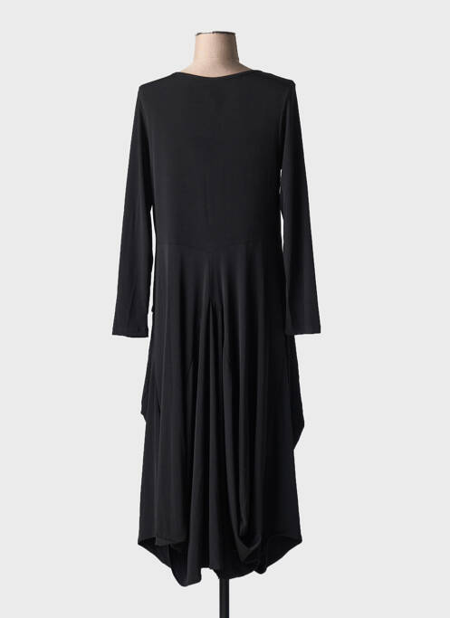 Robe mi-longue noir K-DESIGN pour femme