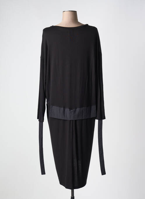 Robe mi-longue noir NIJII pour femme