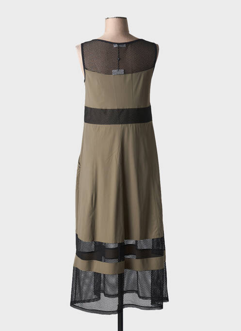 Robe mi-longue vert MC PLANET pour femme