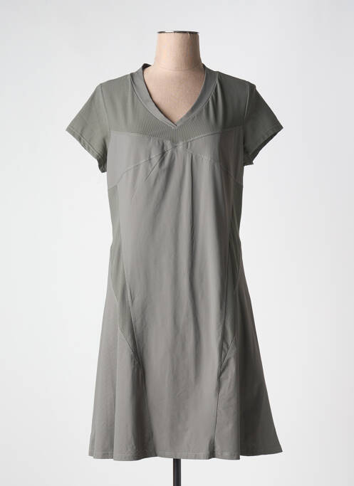 Robe mi-longue vert MC PLANET pour femme