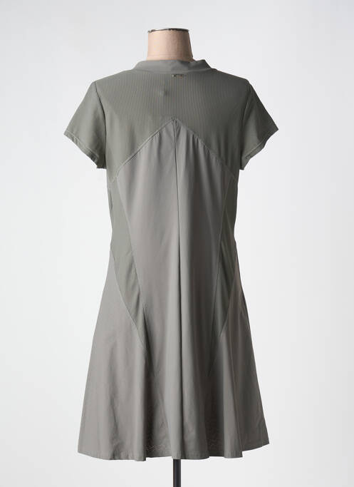Robe mi-longue vert MC PLANET pour femme