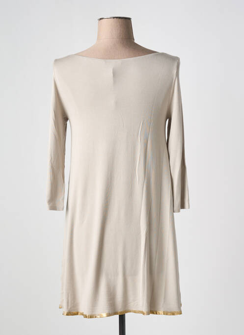 Tunique manches longues beige SARAH PACINI pour femme