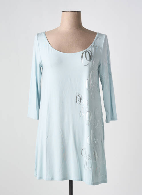 Tunique manches longues bleu SARAH PACINI pour femme
