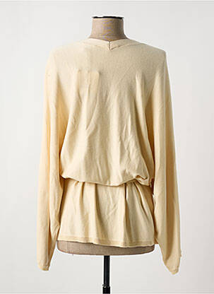 Gilet manches longues stretch beige SURKANA femme