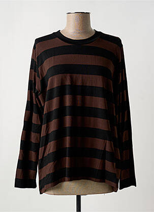 T-shirt manches longues manches longues marron MASAI femme