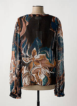 Blouse légère et transparente manches longues noir CREAM femme
