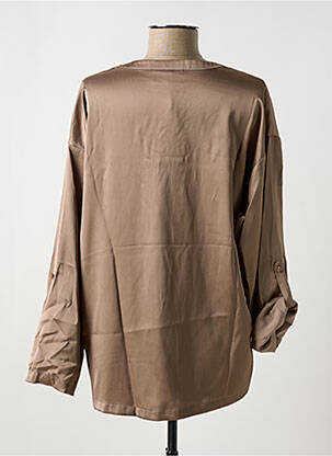 Blouse manches longues manches longues marron CREAM femme