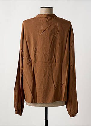 Blouse manches longues manches longues marron CREAM femme