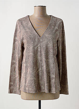 T-shirt manches longues manches longues marron SURKANA femme