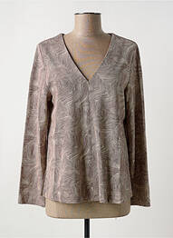 T-shirt manches longues manches longues marron SURKANA femme