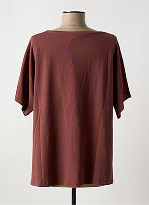 T-shirt coupe droite manches courtes marron MES SOEURS ET MOI femme