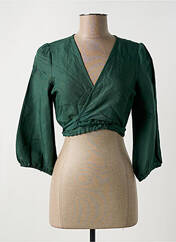 Gilet cache-cœur vert SURKANA pour femme seconde vue