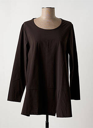 Tunique manches longues marron G!OZE pour femme