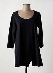 Tunique manches longues noir G!OZE pour femme seconde vue