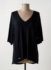 Tunique manches longues noir MALOKA pour femme seconde vue