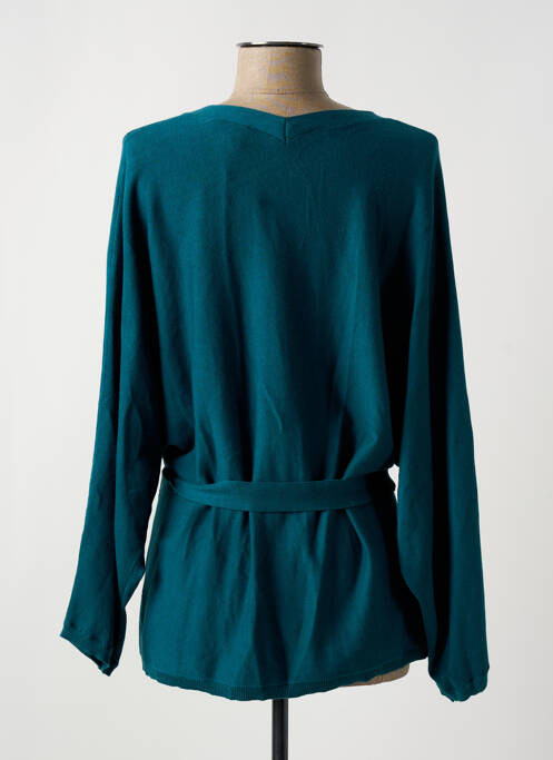 Gilet manches longues bleu SURKANA pour femme