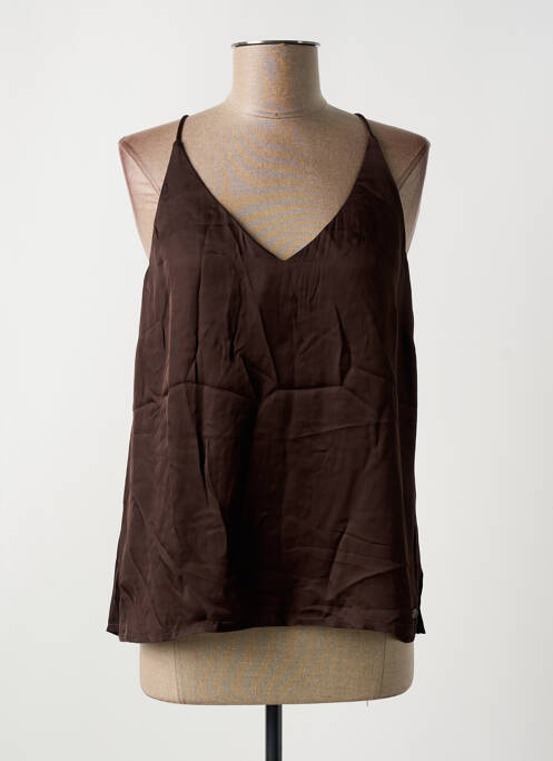 Top marron SURKANA pour femme