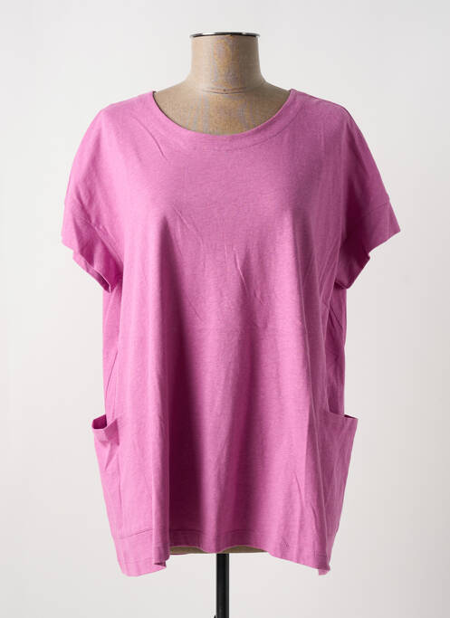 Tunique manches courtes rose MES SOEURS ET MOI pour femme