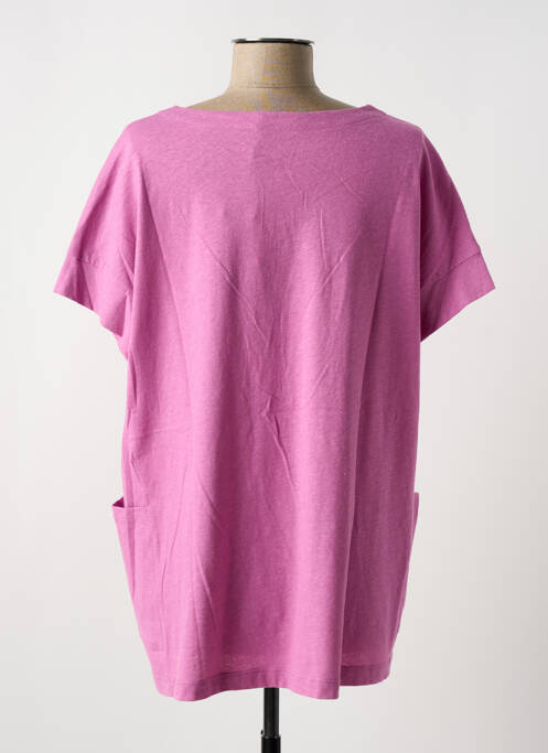 Tunique manches courtes rose MES SOEURS ET MOI pour femme