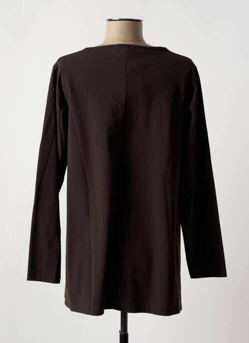 Tunique manches longues marron G!OZE pour femme