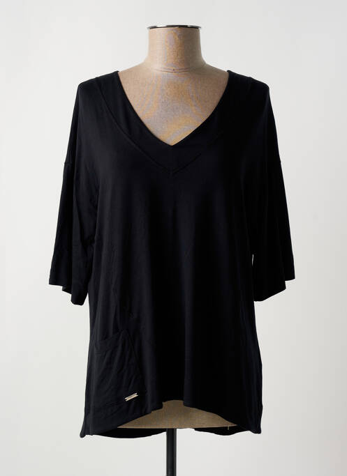 Tunique manches longues noir MALOKA pour femme