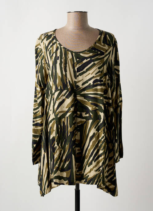 Tunique manches longues vert G!OZE pour femme