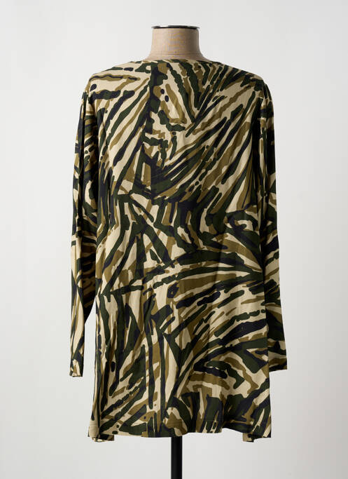 Tunique manches longues vert G!OZE pour femme